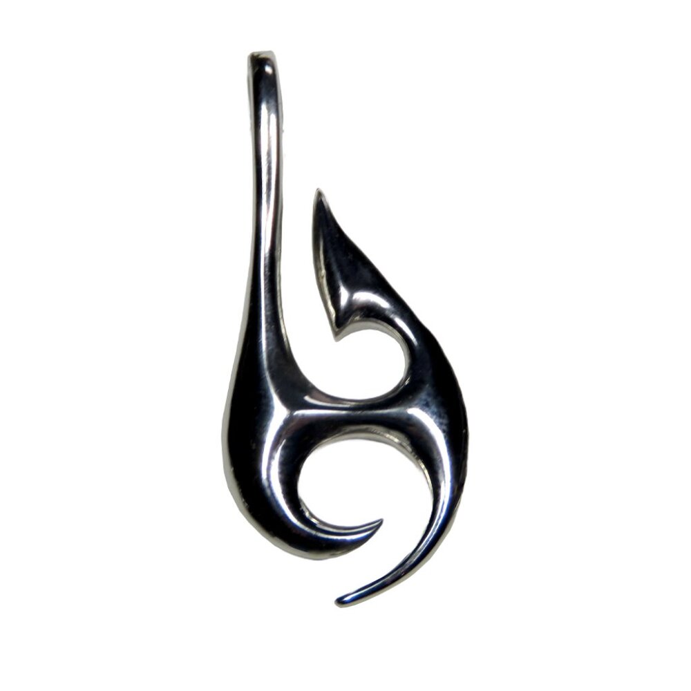 Inox Women's Stainless Steel Hook Pendant